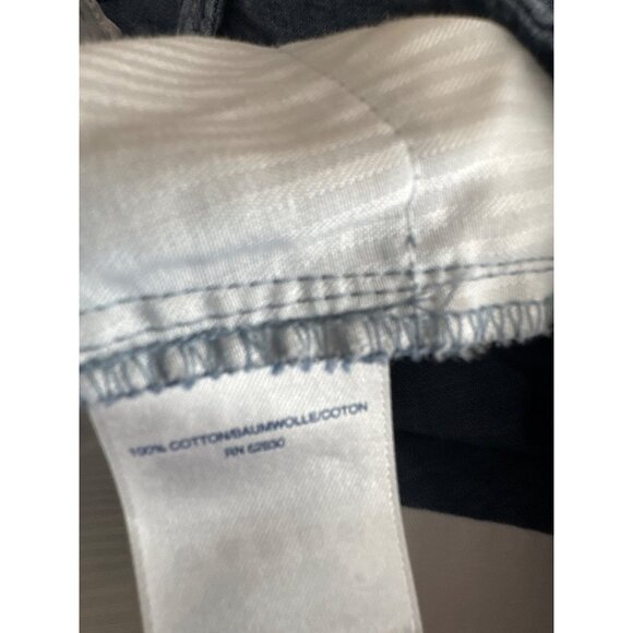 Lands End Womens Mid Rise Chambray Shorts Size 24W plus Cotton  Blue - Picture 5 of 5